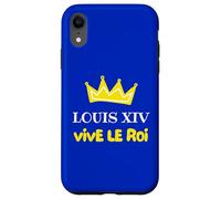 Louis XIV Vive Le Roi de France Couronne Histoire Versailles Coque pour iPhone XR