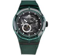 Louis XVI La Lumière Glas Automatik - Boa Green 3825 - Homme - 45 mm - Analogique - Automatique - Verre saphir