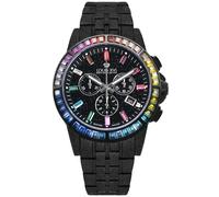 Louis XVI Majesté Frosted Iced Out 1129 - Homme - 43 mm - Analogique - Quartz - Verre saphir