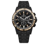 Louis XVI Majesté Frosted Iced Out 1183 - Homme - 43 mm - Analogique - Quartz - Verre saphir