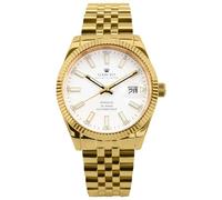 LOUIS XVI Marquis 3001 Montre automatique pour homme avec bracelet doré et cadran blanc Ø 41,5 mm