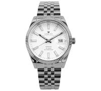 LOUIS XVI Marquis 3022 Montre automatique pour homme avec bracelet argenté et cadran blanc Ø 41,5 mm