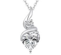 LOUISA SECRET Infinity Necklaces for Women 925 Silver Birthstone Pendant