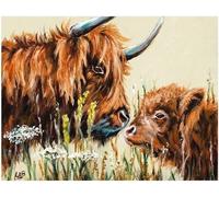 Louise Brown - imprimé "Mother's Love" PM6038 (30 cm x 40 cm) (Marron)