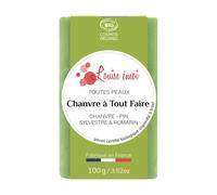 LOUISE ÉMOI-Savon solide "Chanvre à tout faire" huile de chanvre - 100g