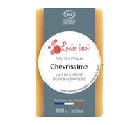 LOUISE ÉMOI-Savon solide "Chèvrissime" huile de coco et lait de chèvre - 100g
