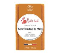 LOUISE ÉMOI-Savon solide "Gourmandise de miel" huile de macadamia et miel - 100g
