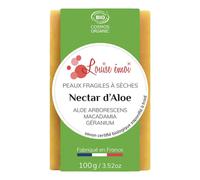 LOUISE ÉMOI-Savon solide "Nectar d'aloé" huile de macadamia et aloé vera - 100g