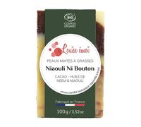 LOUISE ÉMOI-Savon solide "Ni bouton niaouli" huile de neem et niaouli - 100g Louise Émoi