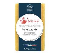 LOUISE ÉMOI-Savon solide "Voie lactée" huile de noisette et lait de brebis - 100g