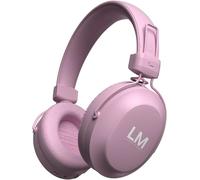 Louise & Mann 5 Casque Bluetooth Supra-Auriculaire, Écouteurs Sans Fil Avec Basses Profondes Stéréo Hi-Fi, Pliable, Cache-Oreilles Souples, Micro Intégré Et Mode Filaire Pour Téléphone/Pc/Tv (Rose)