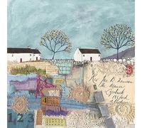 Louise O'Hara AFWDC91449 Toile Imprimée, Bois Dense, Multicolore, 30 x 30 cm