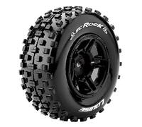 Louise RC SC-Rock 1/10 Soft Slash Rear / Slash 4x4 Wheels & Tyres (Pair)