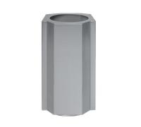 Louise Roe Pot Funki S 36 cm Aluminium brossé