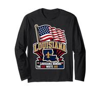 Louisiana Honors The Red White and Blue Manche Longue