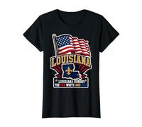 Louisiana Honors The Red White and Blue T-Shirt Graphique avec Valeur