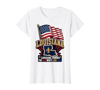 Louisiana Honors The Red White and Blue T-Shirt Graphique avec Valeur