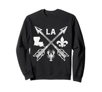 Louisiana New Orleans LA Écrevisse Vintage Pride Sweatshirt