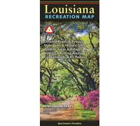 Benchmark Maps – Carte de loisirs Louisiane