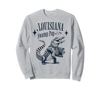Louisiana Swamp Pop Alligators New Orleans Music Sweatshirt