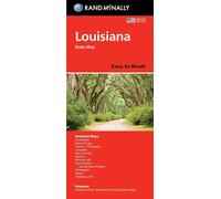 Louisiane, carte facile à lire | Rand McNally