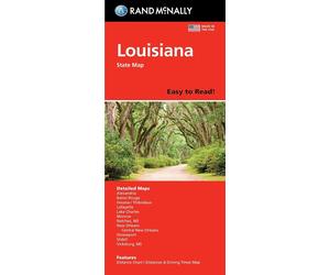 Louisiane, carte facile à lire | Rand McNally