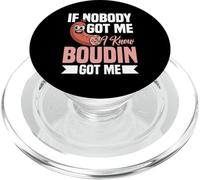 Louisiane Food Lover Snack Foodie Meal Nobody Boudin PopSockets PopGrip pour MagSafe