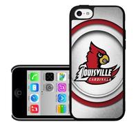 Louisville Cardinals White Background Football Sports Hard Snap on Cell Phone Case Cover iPhone (5c) by icecream design