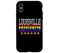 Louisville Pride Drapeau Arc-en-Ciel Gay Lesbienne Queer LGBT Coque pour iPhone X/XS