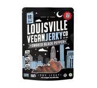 Louisville Vegan Jerky - Bourbon Smoked Black Pepper, 2.5 oz. Bag by Louisville Vegan Jerky