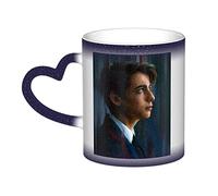 LOUJIN Aidan Gallagher Tasse à café en porcelaine sensible à la chaleur Motif ciel étoilé Bleu
