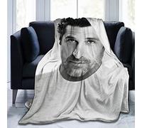 LOUJIN Couverture en flanelle douce et confortable Patrick Dempsey en tant que berger Derek