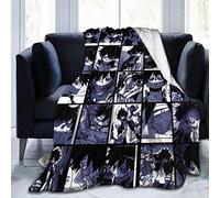 LOUJIN Couverture My Hero Mha Academia Dabi en flanelle polaire pour canapé, lit, salon, douce et chaude 125 x 100 cm