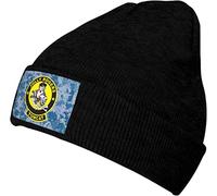 LOUJIN F-14 Tomcat Vf-84 Jolly Rogers Bonnet d'hiver chaud extensible Motif tête de mort Camouflage Noir, couleur photo, taille unique