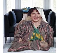LOUJIN Finn Wolfhard Couverture en flanelle super douce et confortable en microfibre légère anti-boulochage pour canapé, chaise, lit 150 x 125 cm