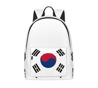 LOUJIN Grand sac à dos en toile avec drapeau de la Corée du Sud - Léger et décontracté - Pour garçons et filles, #1393, 31cm*16cm*45cm, Cartable