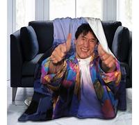 LOUJIN Jackie Chan Couverture ultra douce en micro flanelle chaude et confortable pour canapé et voyage 125 x 100 cm