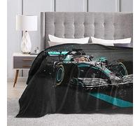 LOUJIN Lewis Hamilton Couverture de lit en flanelle douce pour enfants, adolescents adultes décoration de chambre à coucher Couverture ultra douce en micro polaire 125 x 100 cm