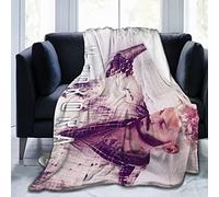 LOUJIN M&Singer Pokora Couverture en flanelle douce pour canapé 125 x 100 cm