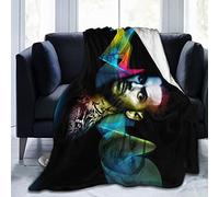 LOUJIN M&Singer Pokora Couverture en flanelle douce pour canapé 200 x 150 cm