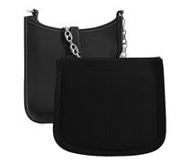 LOUKAYCCI Organiseur de sac à main pour Hermes Evelyne 16 Bag PM, insert en feutre de qualité supérieure (E16, noir)