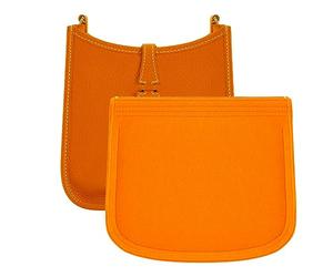 LOUKAYCCI Organiseur de sac à main pour Hermes Evelyne 29 Bag PM, insert en feutre de qualité supérieure (E29, orange)