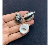 LOUKEKE 1 pendentif coquillage conque 3D, décoration d'aquarium, bijoux faits à la main, collier, accessoires de bijoux