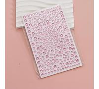 LOUKEKE 3 pièces Autocollants pour Le Visage en Strass 3D argentés et Blancs pailletés, 3/4/5/6 mm, Bijoux de Corps Ronds en Forme de Diamant