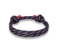 LOUKEKE 5 pièces Bracelet de survie en corde de coton réglable 16-25 cm Bracelets à breloques Motif ancre de cœur à lacets