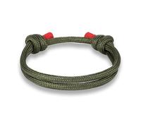 LOUKEKE 5 pièces Bracelet de survie en corde de coton réglable 16-25 cm Bracelets à breloques Motif ancre de cœur à lacets