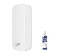 LOUKIN Effaceur Tableau Blanc Magnétique, Avec Nettoyant 100 ml, Blanc