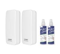 LOUKIN Lot de 2 gommes magnétiques effaçables à sec pour tableau blanc, 2 nettoyants pour tableau blanc de 96,4 g inclus, pour salle de classe, maison et bureau