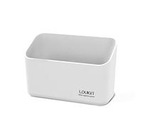loukin Magnetic Marker Holder, Dry Erase Marker Holder, Remote Control Holder, Magnetic Storage Organizer for Whiteboard or Refrigerators (White)