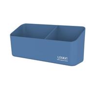 loukin Porte-Marqueur Magnétique pour Tableau Blanc Support Marqueurs, Bleu